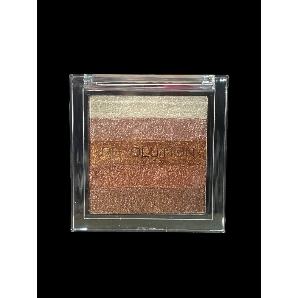 Revolution London Shimmer Brick Rose Gold Highlighter New